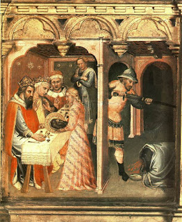 The beheading of St. John the Baptist