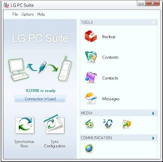 LG PC Suite 5, a modern management tool for the LG devices 