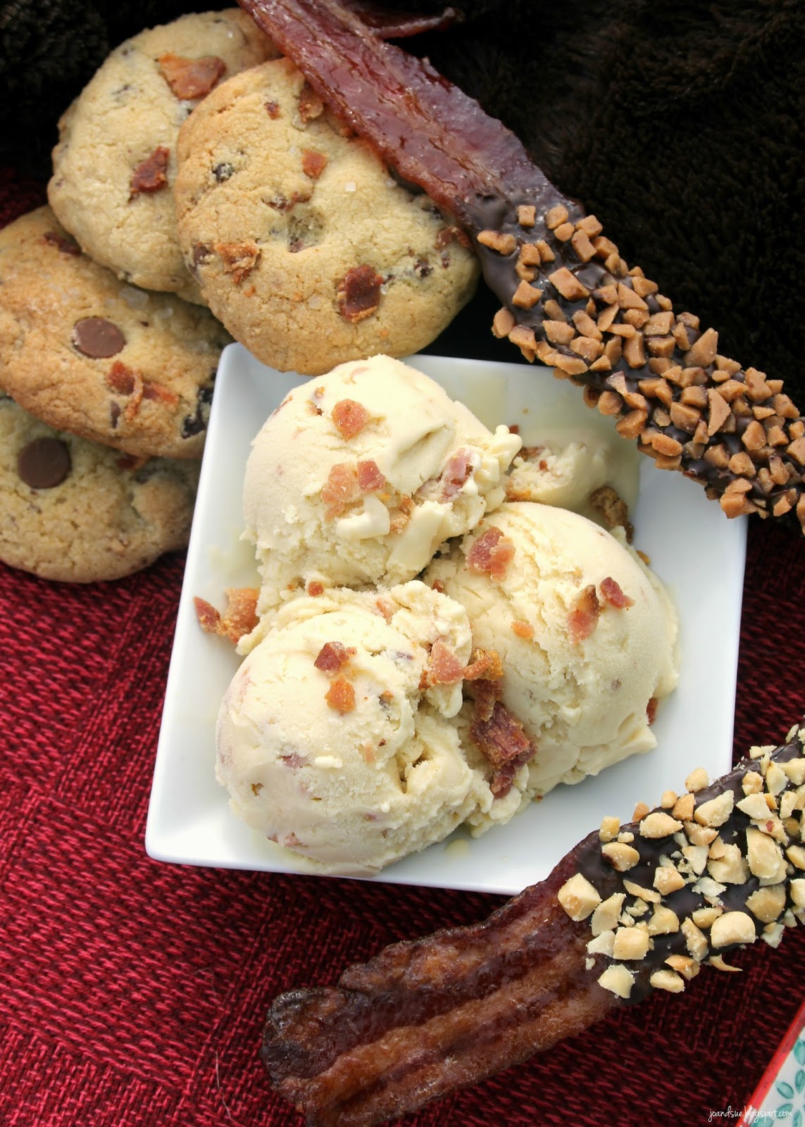 Jo and Sue Maple Bacon Ice Cream