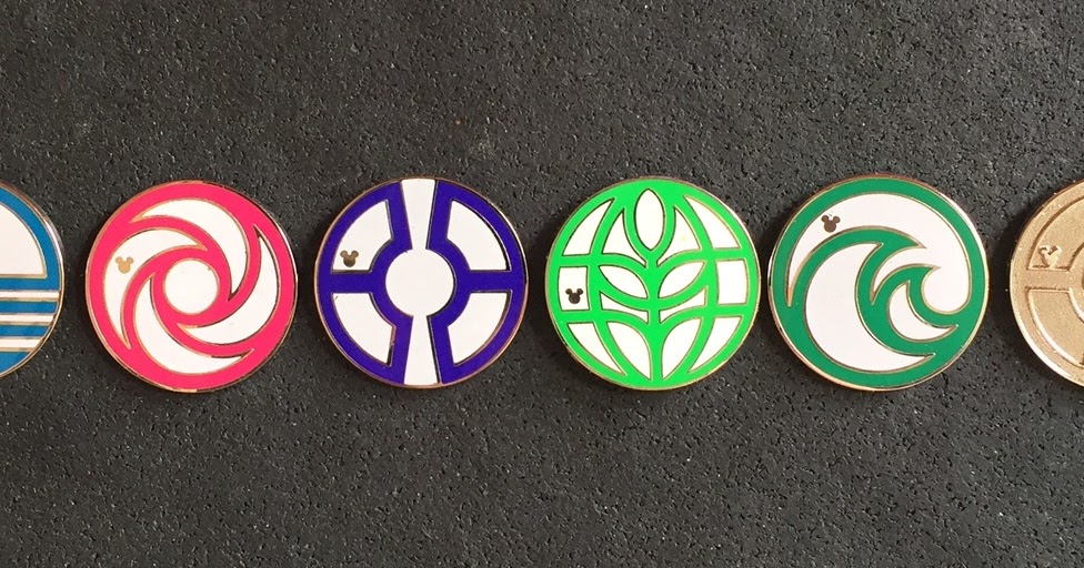 Plus the Magic EPCOT Center Logo pins
