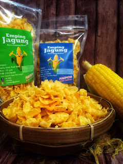 Emping Jagung Maimoh Cemilang Emping Jagung Makanan Asli Indonesia Karya Anak Bangsa Daerah Brebes Jawa Tengah