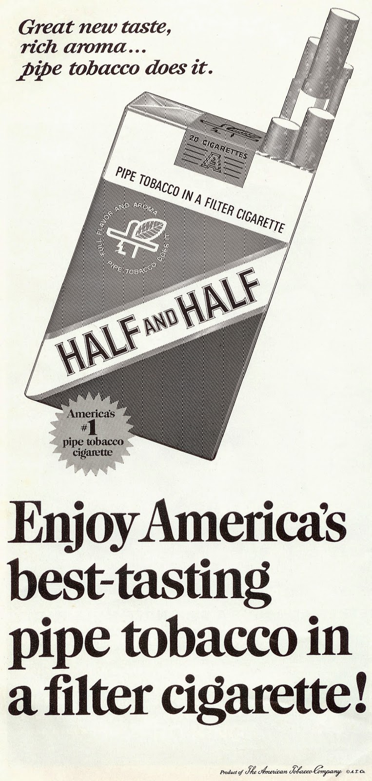 Sell Me Yesteryear Half and Half Cigarettes