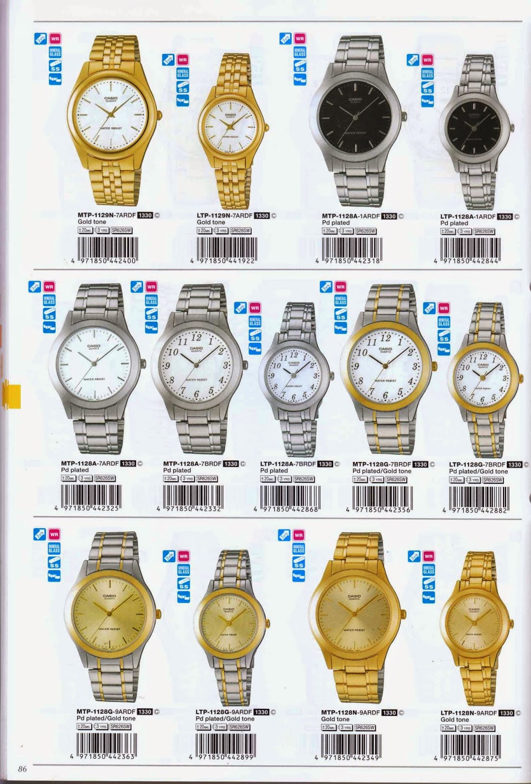 casio mtp-1128a ~ produk jam tangan casio