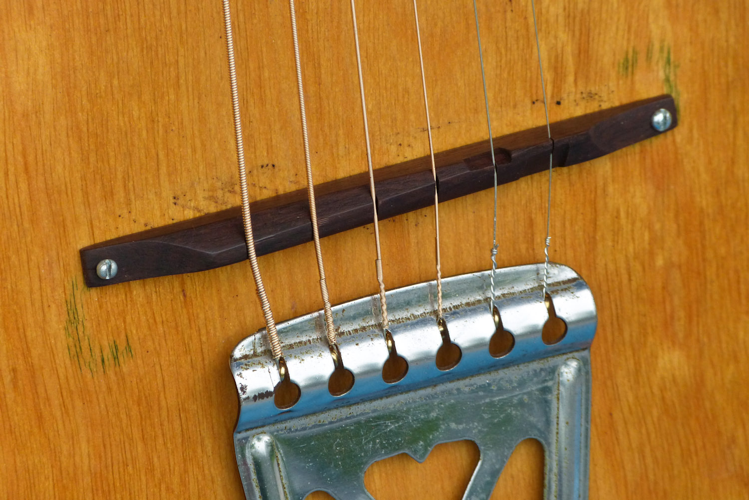 1960s Harmony H927 "Stella" Tailpiece Parlor Guitar