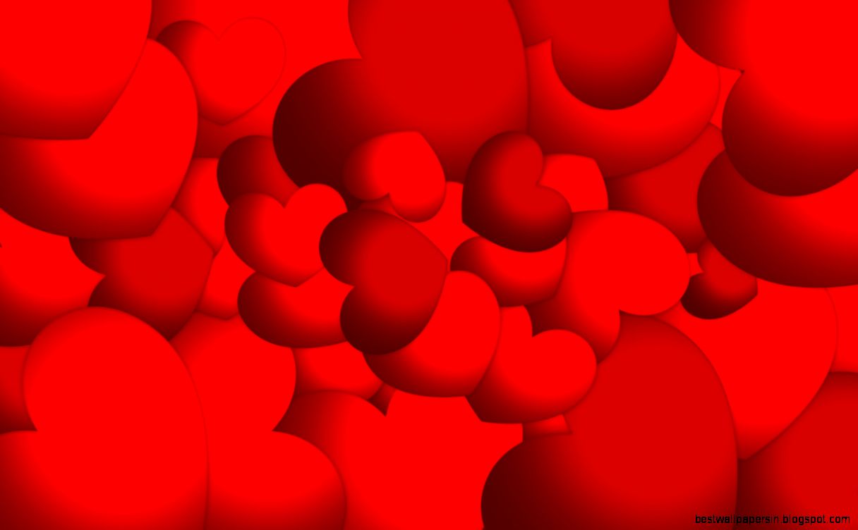 Red hearts wallpaper 17344