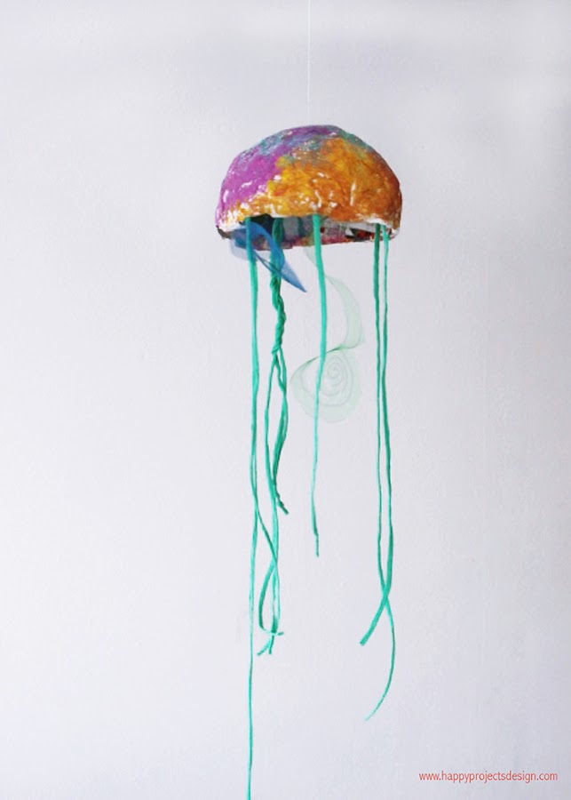 Medusas con cartapesta