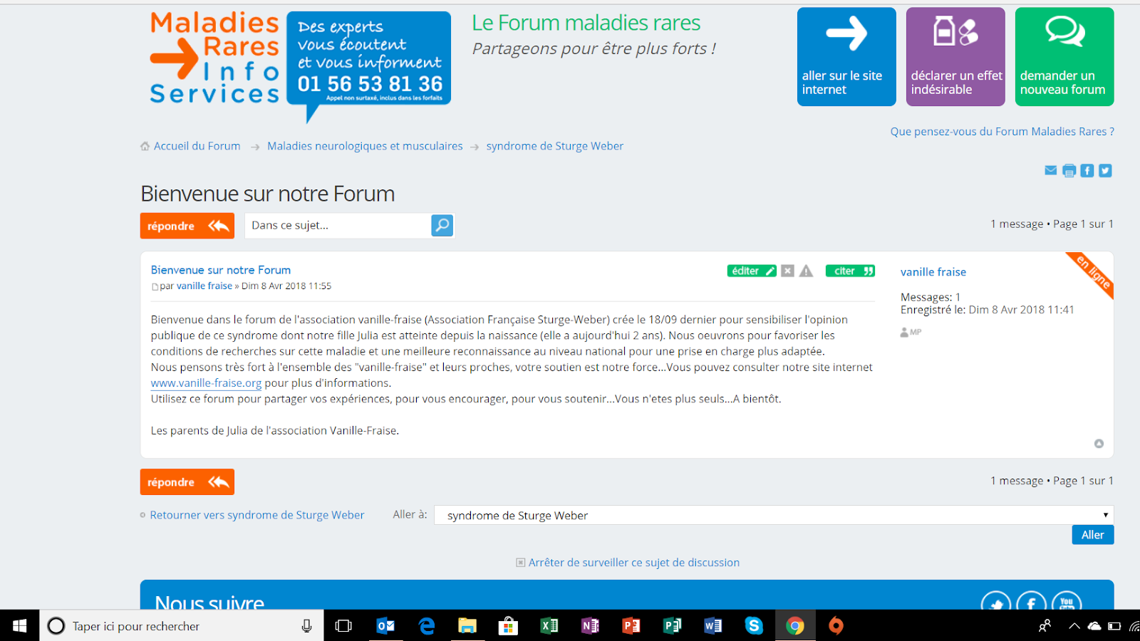 Nouveau Notre forum de discussion officiel pour partager, informer et