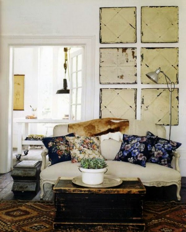 Living room rustic design