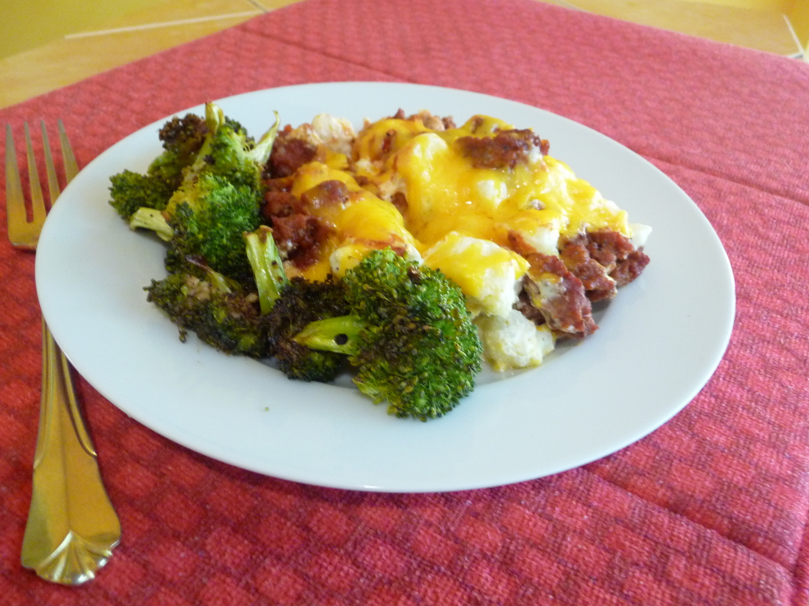 BEEF LOMBARDI CASSEROLE