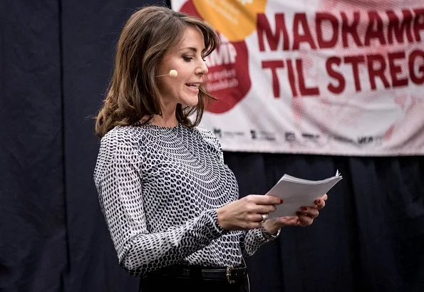 Princess Marie of Denmark attended the 2018 Danish Championship in Food Science (DM i madkundskab 2018) held at Kold College in Odense