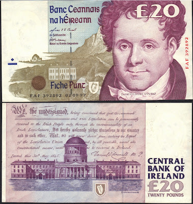 Repubblica d'Irlanda 20 Pound 1997 P# 77b
