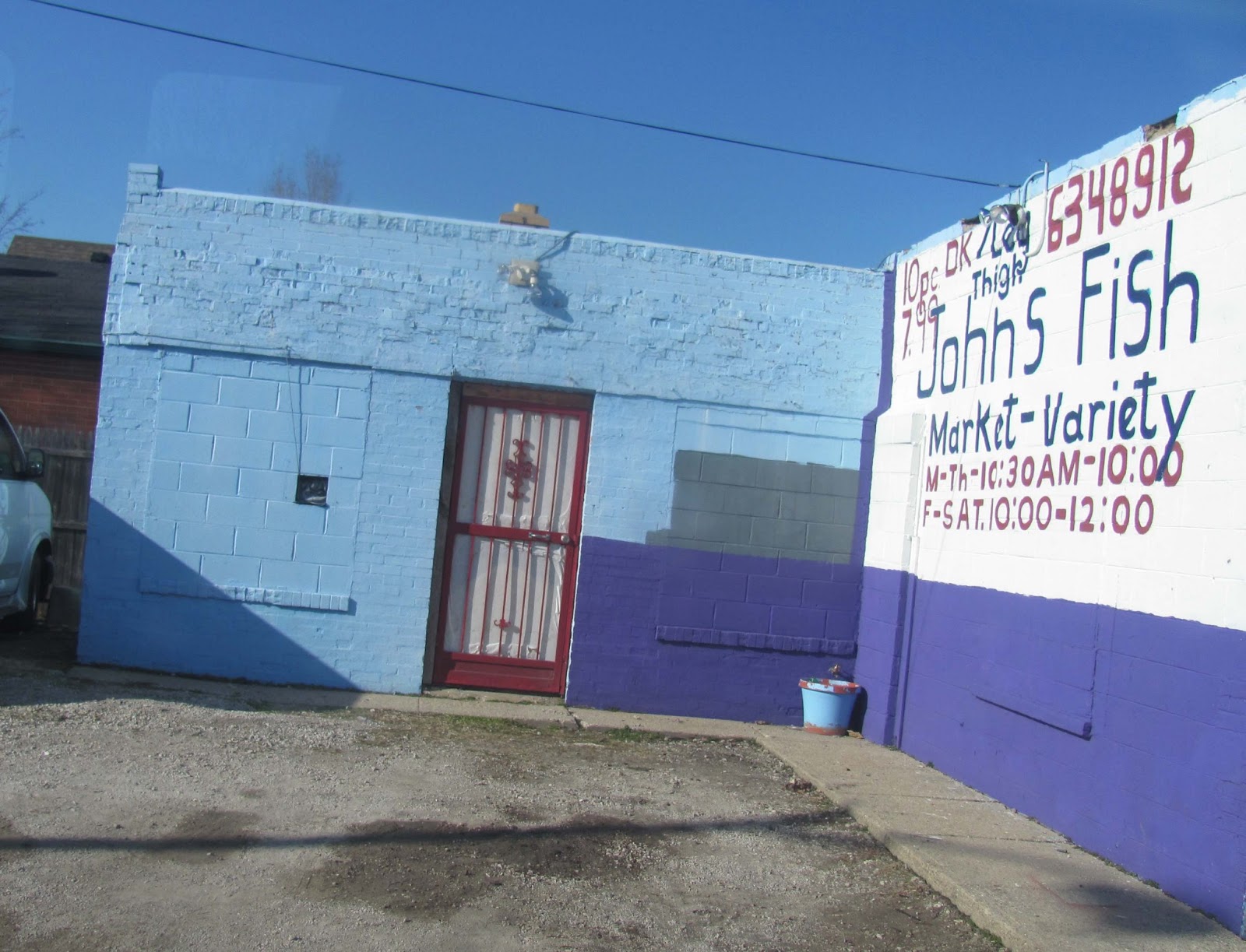 Speedway Daily Photo Little Blue Building John's Fish Market