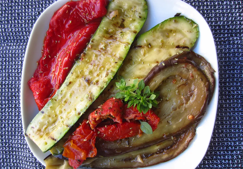 Aux petits oignons: Légumes grillés à l'Italienne