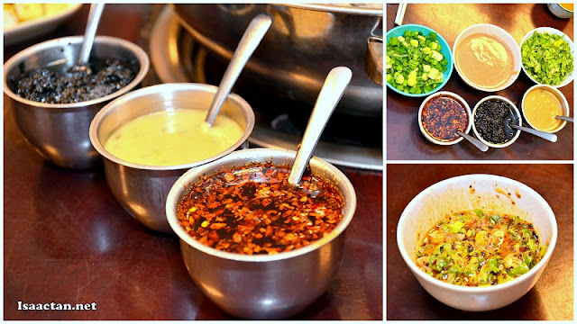 Sauce and condiments to dip our meat and vegetables in
