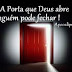 Uma reflexão!! sobre política pra quem você tem abrido a porta.