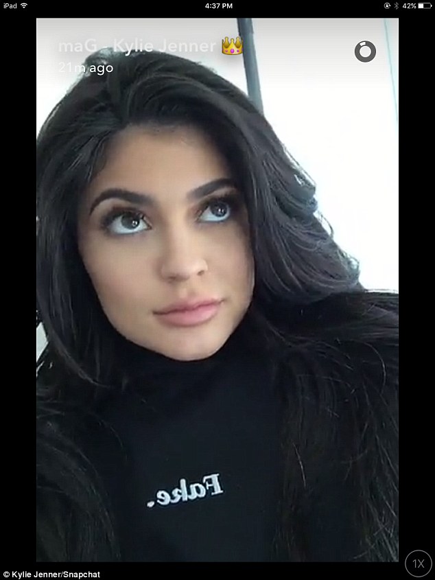 Kylie Jenner shares braless photos of herself in a waist trainer