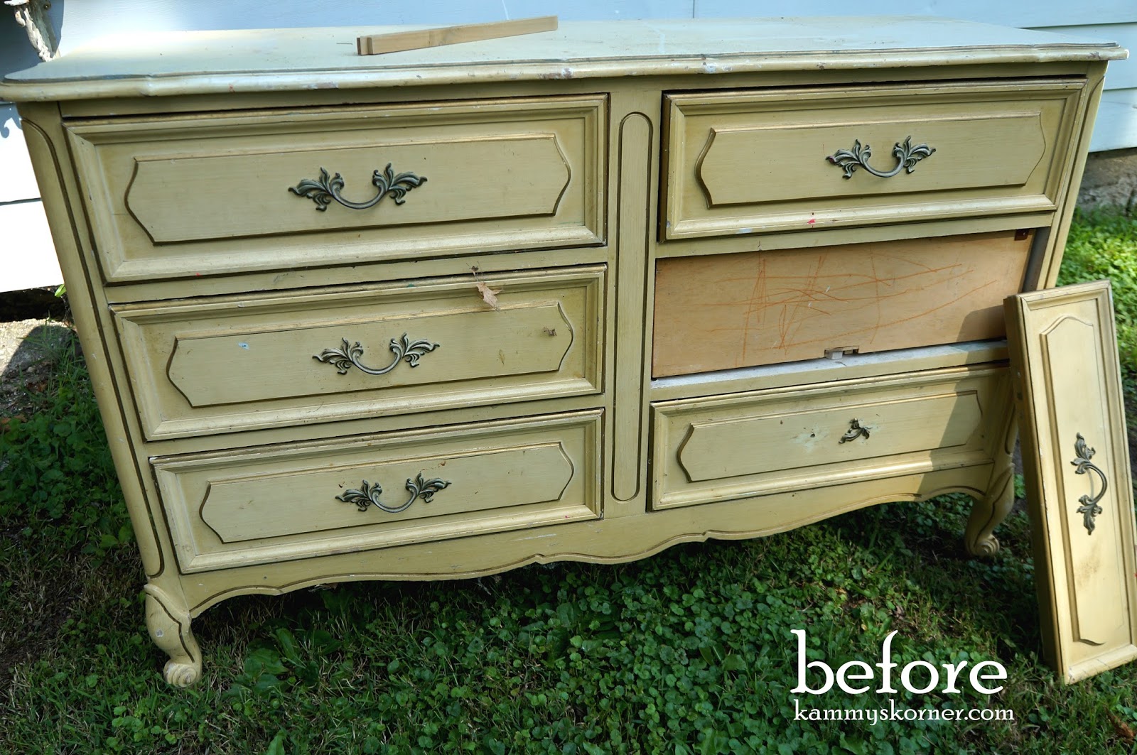 Turn Bad Drawers Into Cubbies My Free French Provincial Dresser Turn Bad Drawers Into Cubbies My Free French Provincial Dresser