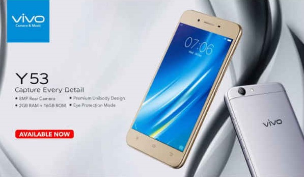 Harga dan Spesifikasi VIVO Y53 Terbaru