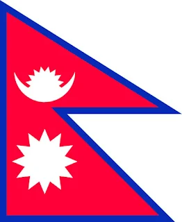 Gambar Bendera negara Nepal