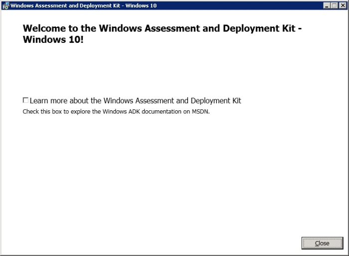 SCCM 2012 How to Install Windows ADK 10 Step by Step