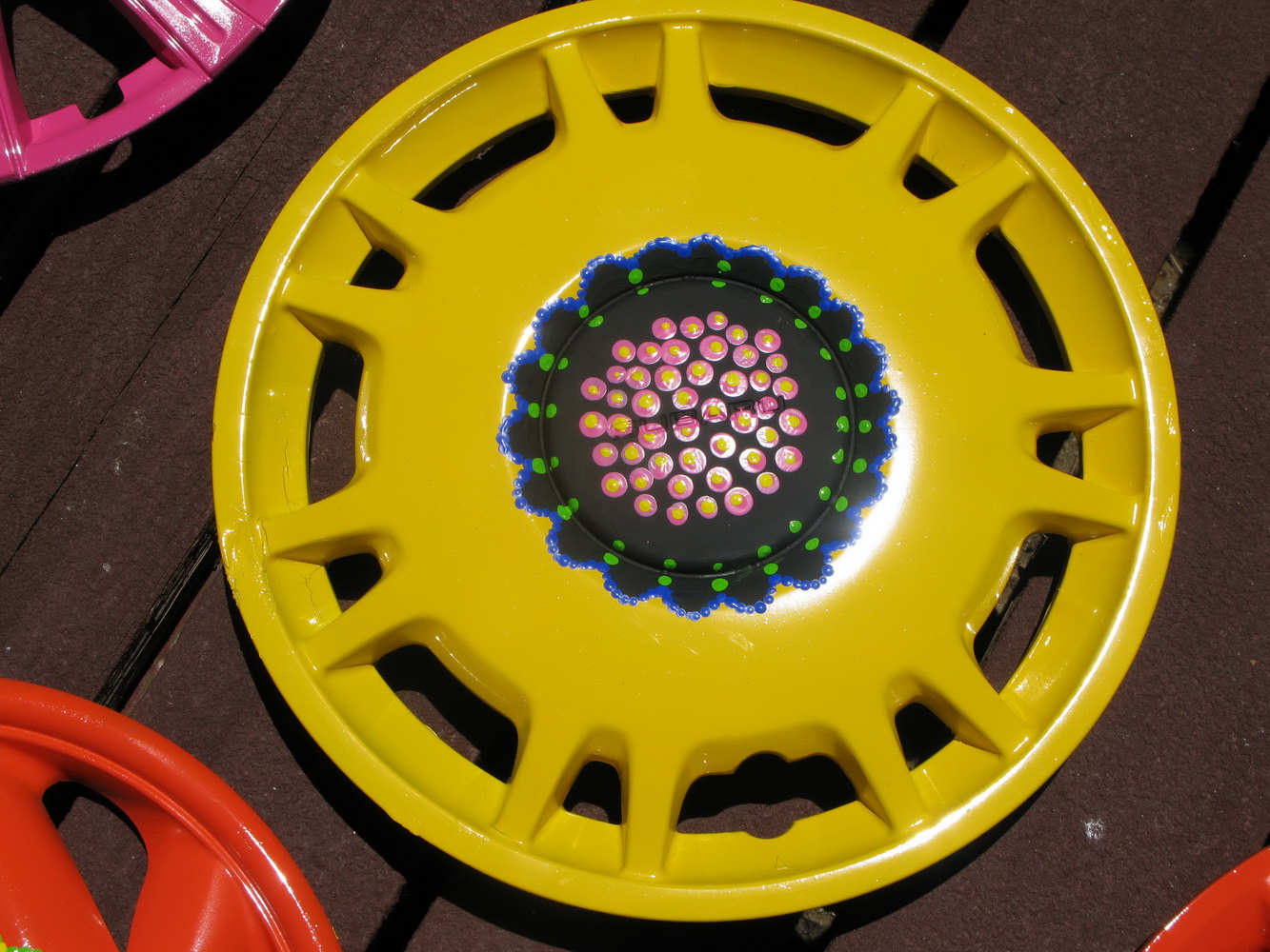 MooseStash Quilting Hubcap Heaven...(mini tutorial)