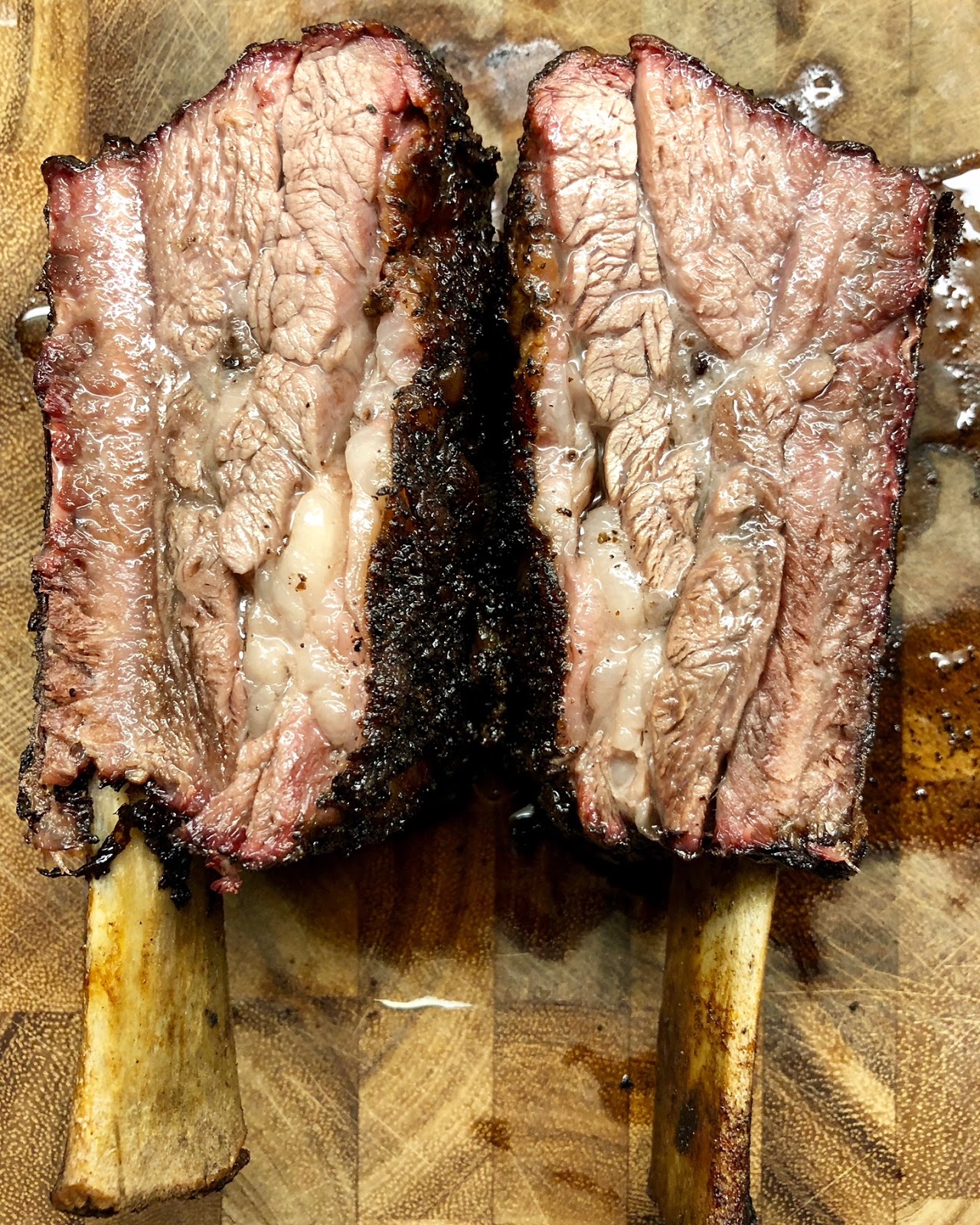 The Dirty Smoke BBQ Blog Smoking Session BBQ Beef Short Ribs from Costco