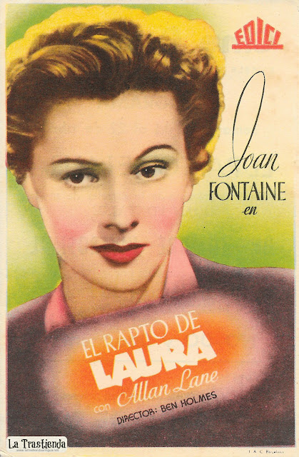 El Rapto de Laura - Programa de Cine - Joan Fontaine - Allan Lane