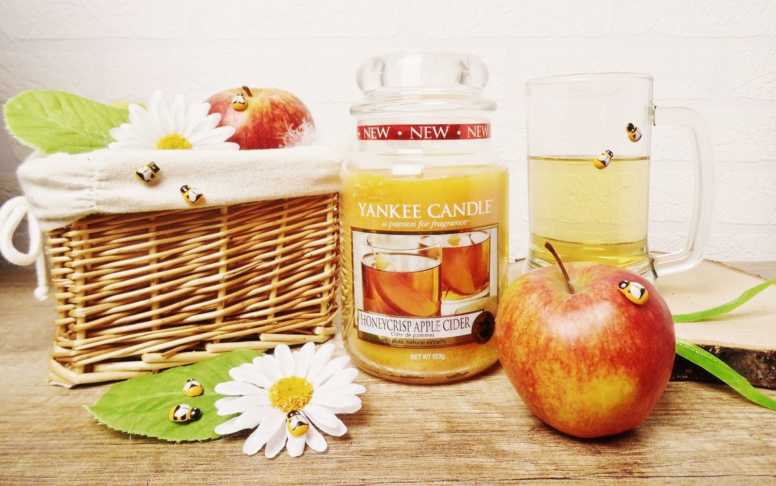 Honeycrisp Apple Cider Yankee Candle recenzja Blog Warty Świeczki