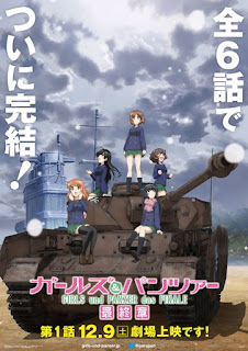 El 9 de diciembre se estrenará en cines "Girls und Panzer das Finale"