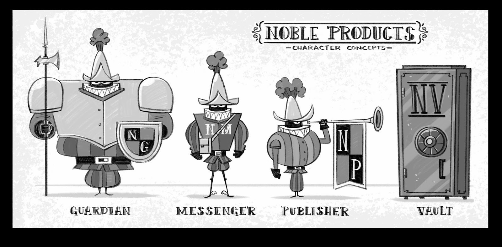 Character Design: NOBLE PRODUCT LINE