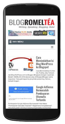 blogromeltea mobile devices responsive
