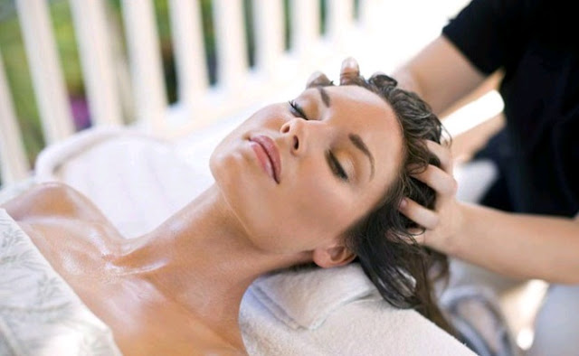 Hot Oil Hair Massage