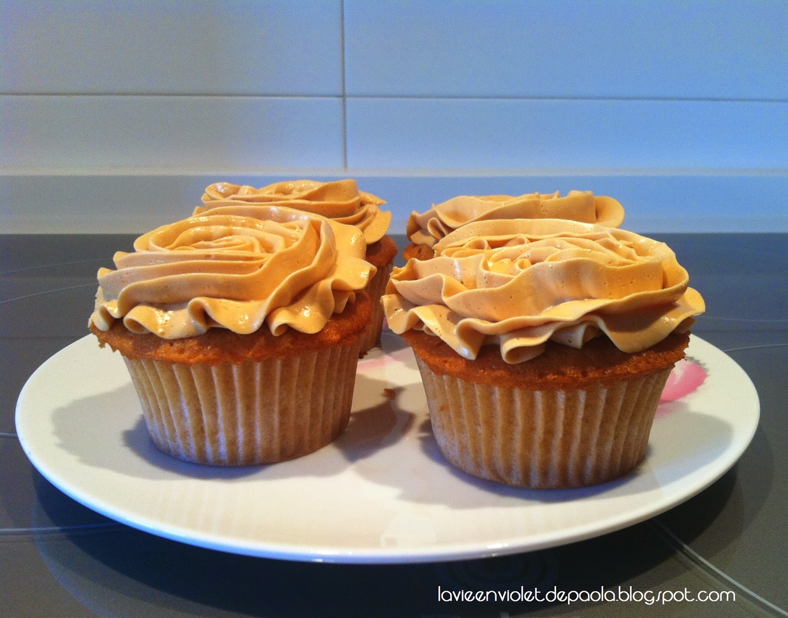 La vie en violet: Cupcakes de dulce de leche