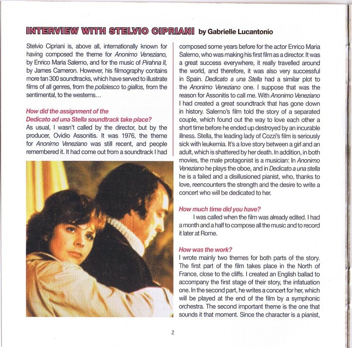 La Musique Est Un Cri Qui Vient De L'intérieur Explication La musique est un cri qui vient de l'intérieur: Stelvio Cipriani