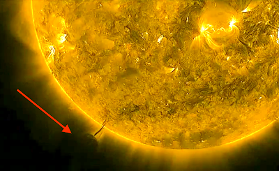 UFO News ~ Black UFO Caught Observing The Sun and MORE Sun,+soho,+nasa,+space,+flare,+solar,+bubble,+mini,+baby,+UFO,+UFOs,+sighting,+sightings,+report,+video,+news,+world,+March,+2012,+WTF,+strange,+odd,+crazy,+W56Screen+Shot+2012-03-15+at+12.27.19+PM