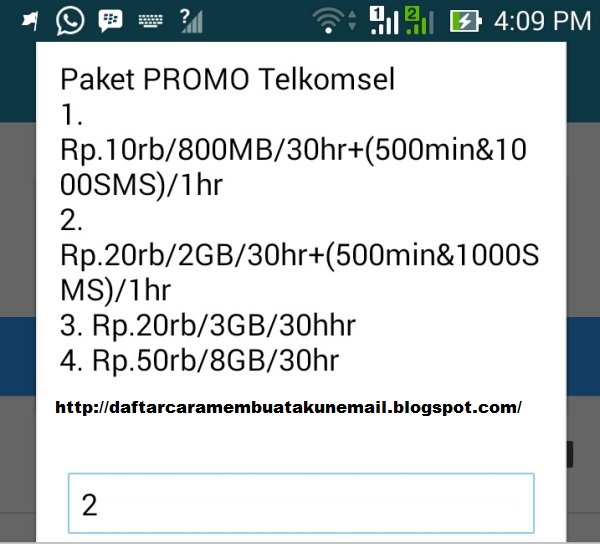 Cara Daftar Paket Internet Telkomsel Murah Promo Tahun Baru 2017 Daftar Cara Membuat Akun