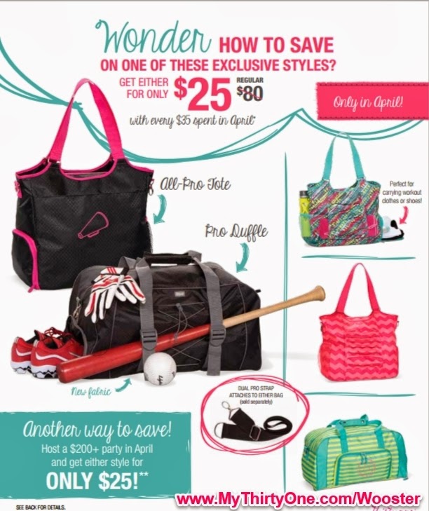 Shop my Thirty One Party  Check out the April Thirty One Sale!