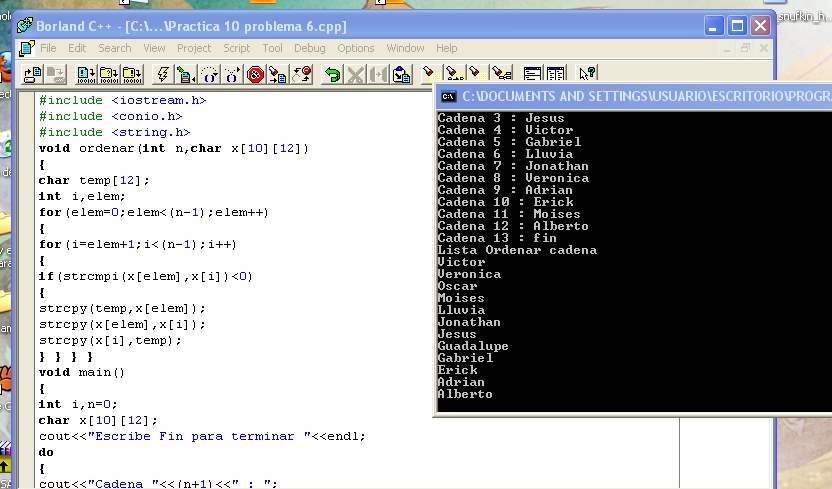 Programación Estructurada: Prácticas de la Unidad III (8, 9 y 10)