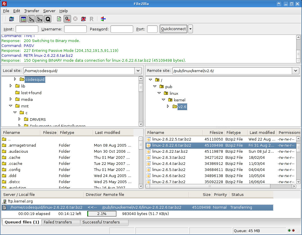 filezilla developers filezilla developers
