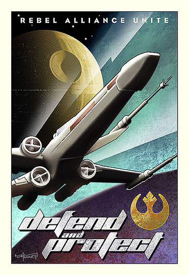 Dubbelzinnig Ongemak pk Yesterday's Cheese: Star Wars Art-Deco Poster Styling