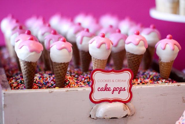 Kara s Party Ideas Ice Cream Shoppe Wedding Dessert Table   Ice Cream Party  - 9