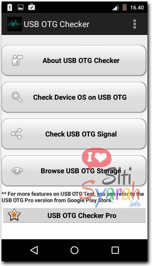 cara mengecek android support otg atau tidak