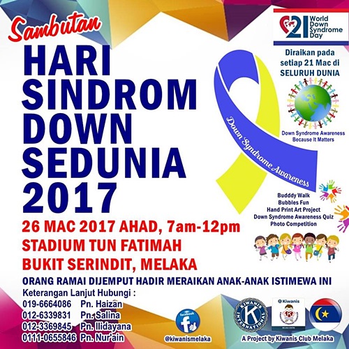 Sambutan Hari Sindrom Down Sedunia 2017