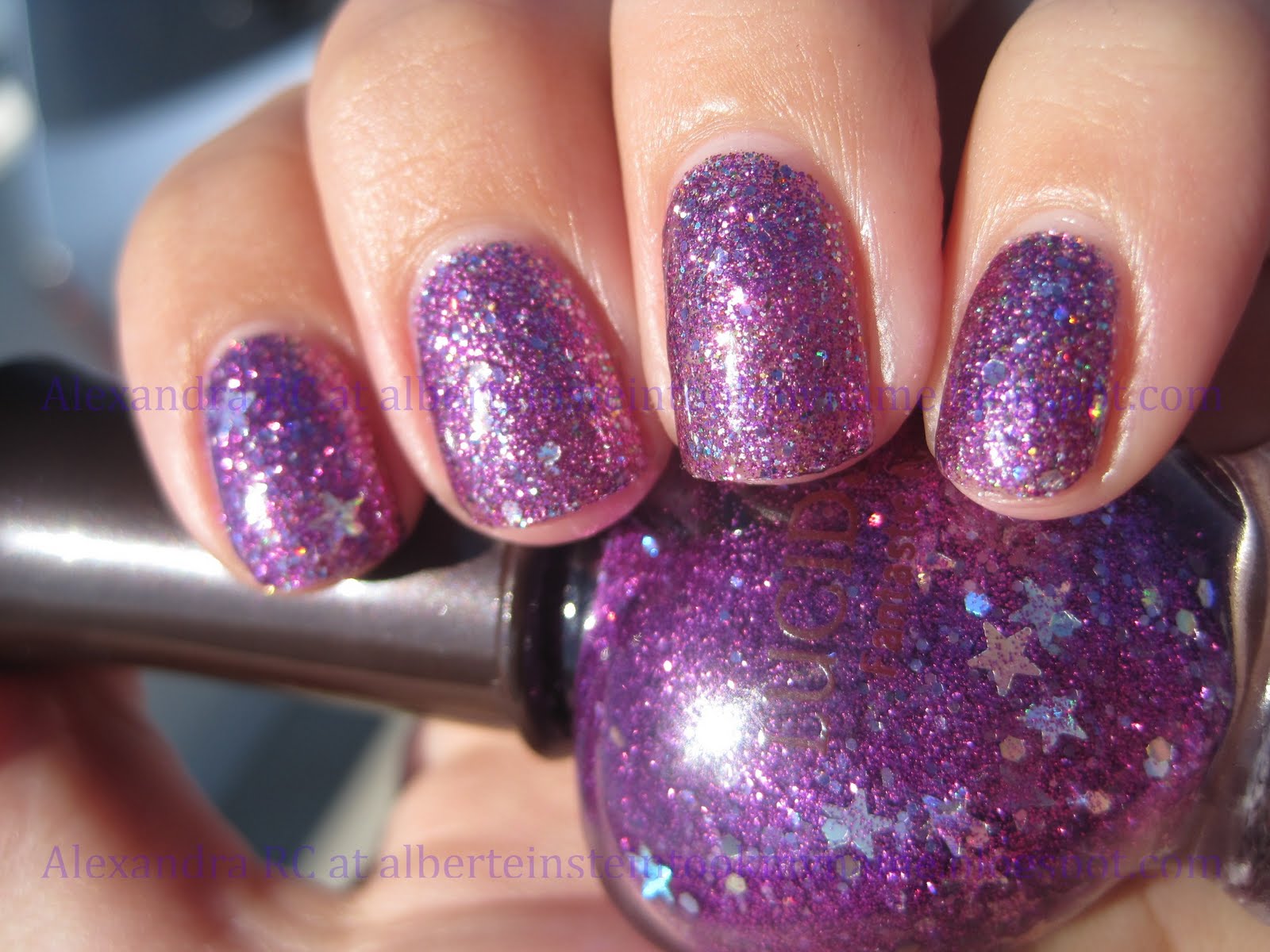 Sparkly Vernis: Etude House Lucidarling Ruby Purple glitter and more ...