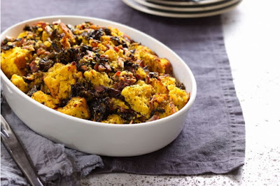 Cornbread stuffing with kale, bacon, and pecans meal ideas Cornbread stuffing with kale, bacon, and pecans meal ideas