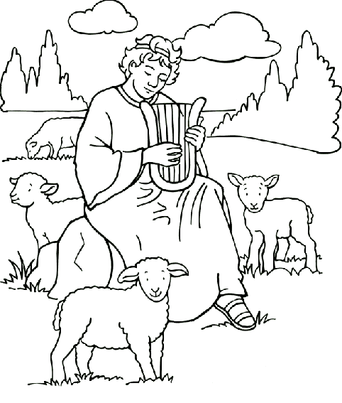 david thanked god coloring pages - photo #19