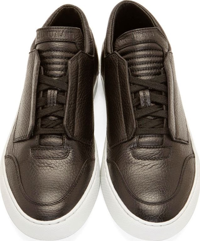 White's About Right: Helmut Lang Leather Low-Top Sneakers | SHOEOGRAPHY
