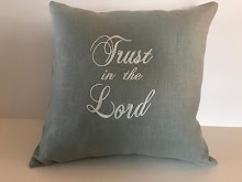 Trust in the Lord Always - Pale blue (also available in Navy) - 16"