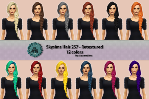 My Sims 4 Blog Hair Retexture By Saiyarasims
