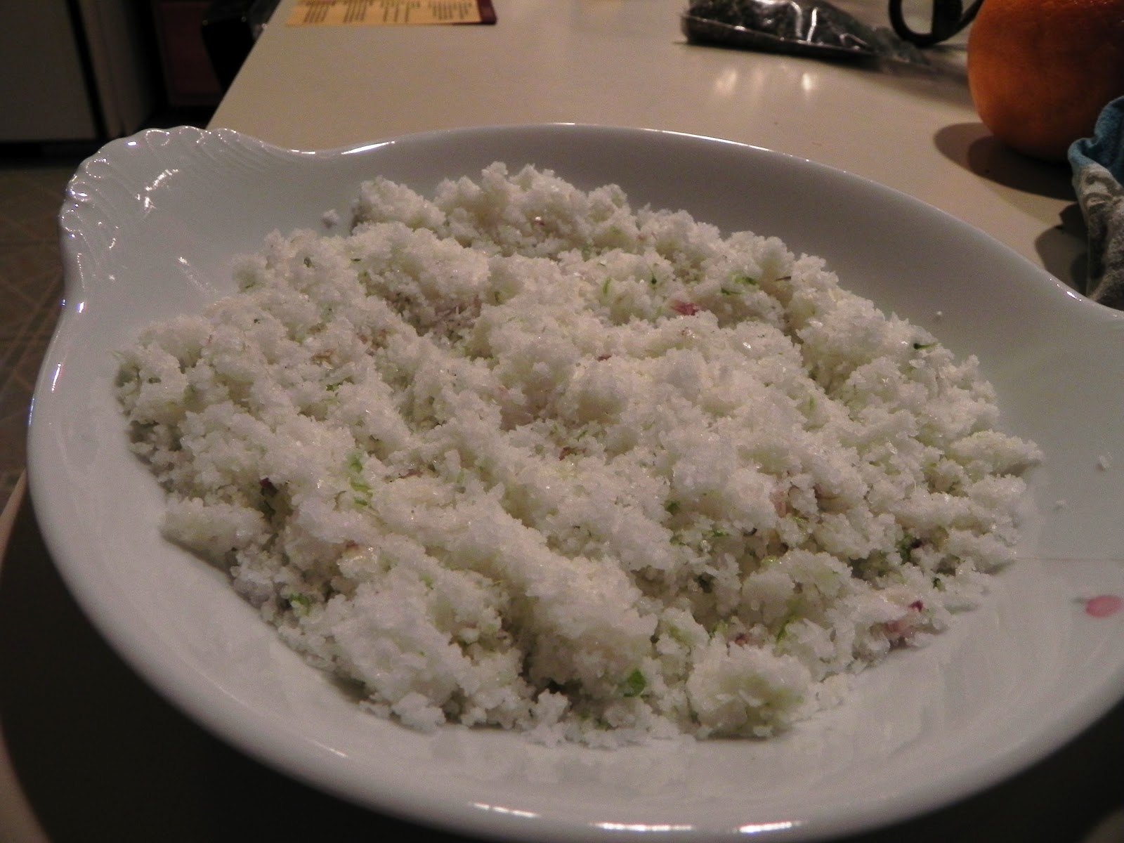 Power of the Flower Today in the Garden...Question Mark Butterfly...garlic flower salt
